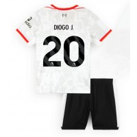 Camiseta Liverpool Diogo Jota #20 Tercera Equipación para niños 2024-25 manga corta (+ pantalones cortos)